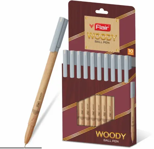 FLAIR WOODY PEN BLACK
