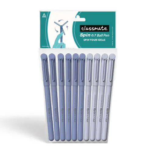 CLASS MATE SPIN PEN  BLUE