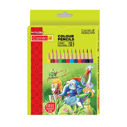 CAMLIN COLOUR PENCIL 12 SHADES